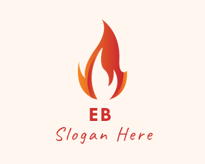 Blazing Fire Energy  Logo