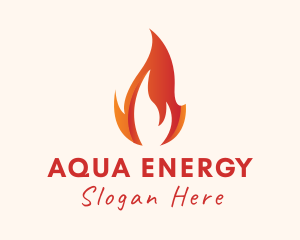 Blazing Fire Energy  logo design