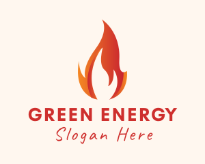 Blazing Fire Energy  logo design