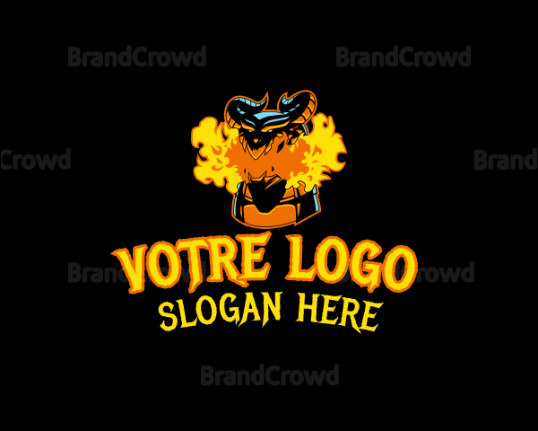 Dragon Flame Gaming Logo