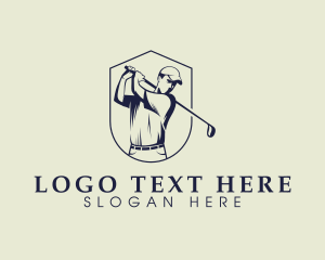 League - Golf Sports League logo design