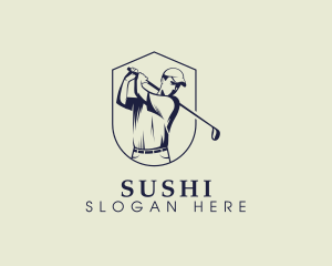 Golf Sports League logo design