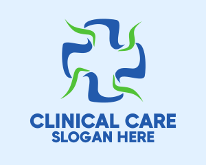 Medical Cross Clinic logo design