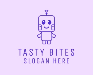 Signal - Happy Baby Robot logo design