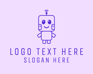 Internet - Happy Baby Robot logo design