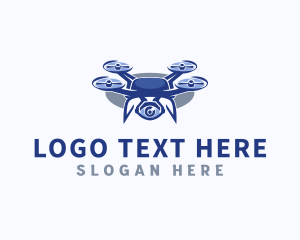 Vlogger - Drone Camera Surveillance logo design