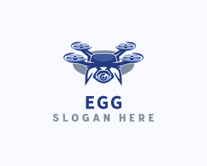 Vlogger - Drone Camera Surveillance logo design