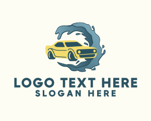 Car Dealer - Auto Car Wash Service logo design