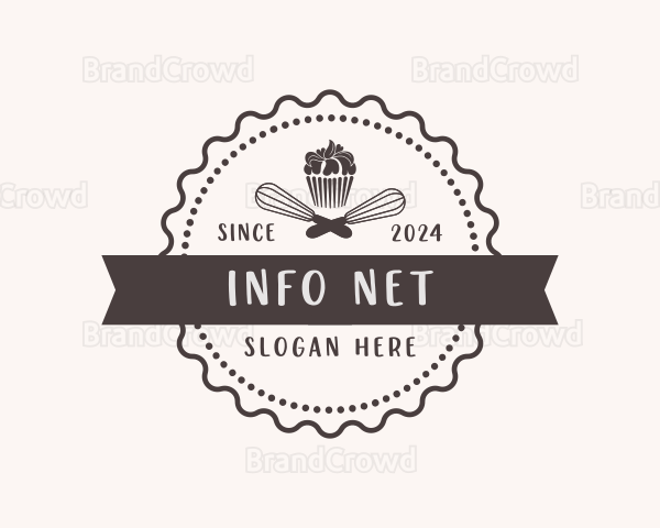 Cupcake Muffin Dessert Logo