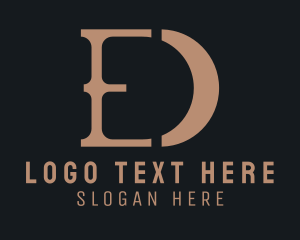 Investor - Investor E & D Monogram logo design