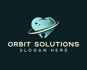 Tooth Dental Orbit logo design