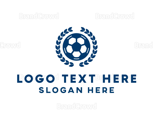 Soccer Ball Emblem Logo