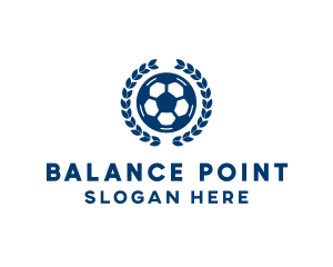 Soccer Ball Emblem logo design