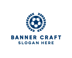 Soccer Ball Emblem logo design