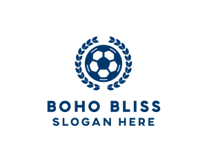 Soccer Ball Emblem logo design