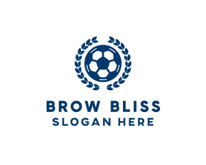 Soccer Ball Emblem logo design