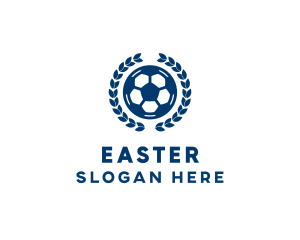 Soccer Ball Emblem logo design