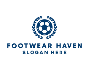 Soccer Ball Emblem logo design