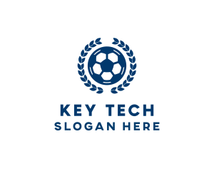 Soccer Ball Emblem logo design