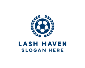 Soccer Ball Emblem logo design