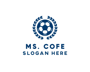 Soccer Ball Emblem logo design