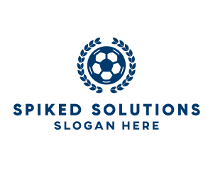 Soccer Ball Emblem logo design