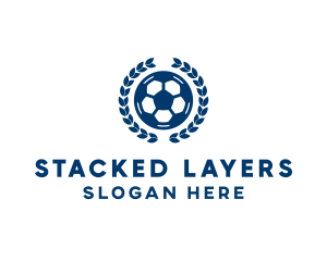 Soccer Ball Emblem logo design