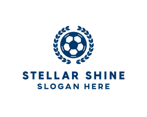 Soccer Ball Emblem logo design