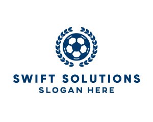 Soccer Ball Emblem logo design