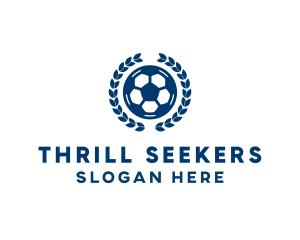 Soccer Ball Emblem logo design