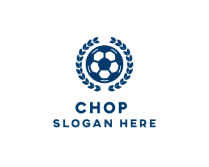 Soccer Ball Emblem logo design