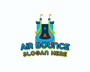 Castle Inflatable Playground logo design