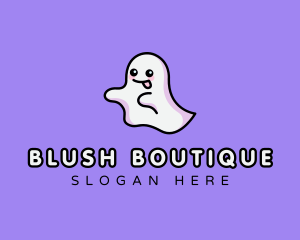 Blush - Ghost Cute Spirit logo design