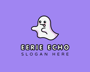 Ghost Cute Spirit logo design