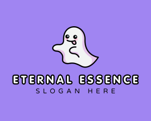 Ghost Cute Spirit logo design