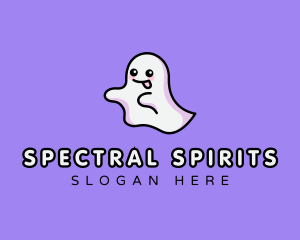 Ghost Cute Spirit logo design