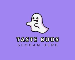 Tongue - Ghost Cute Spirit logo design