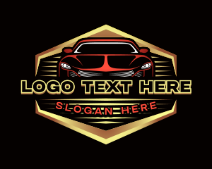 Sedan - Vehicle Garage Repair logo design