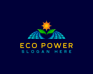 Renewable - Eco Solar Energy logo design