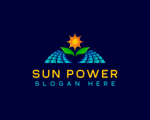 Solar - Eco Solar Energy logo design