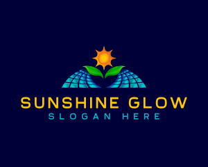 Sunlight - Eco Solar Energy logo design