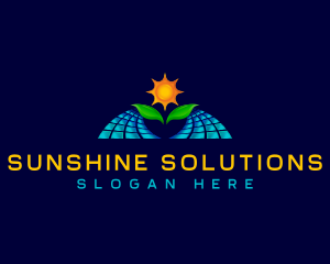 Sunlight - Eco Solar Energy logo design