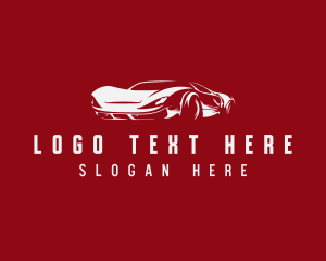 Auto Shop - Sports Car Vehicle logo design