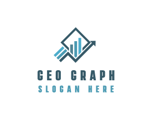 Finance Statistics Graph Arrow logo design