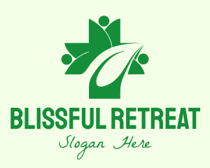 Fresh - Green Natural Healing logo design