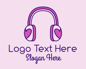 Musician - Feminine Gaming Headphones logo design