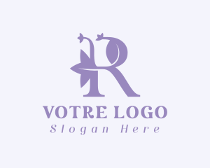 Vlogger - Flower Fragrance Letter R logo design