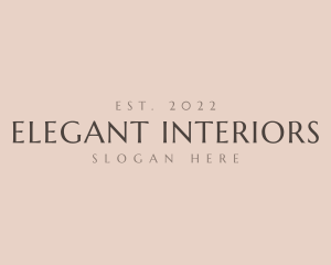 Elegant Business Wordmark logo design