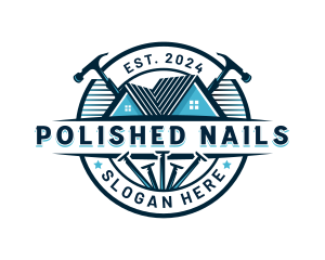 Nails - Hammer Construction Builder logo design