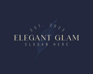 Elegant Beauty Leaf Logo